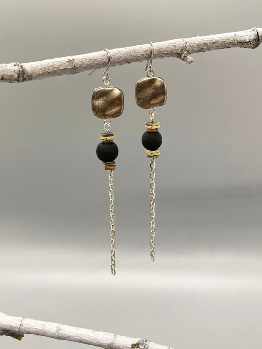 Squared Dangler Earrings