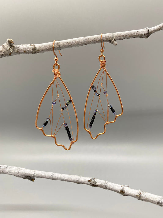 Large Butterfly Wing Earrings