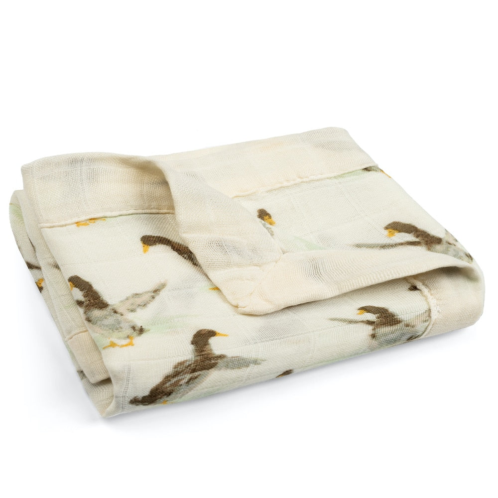 Duck Mini Lovey Two-Layer Muslin Security Blanket