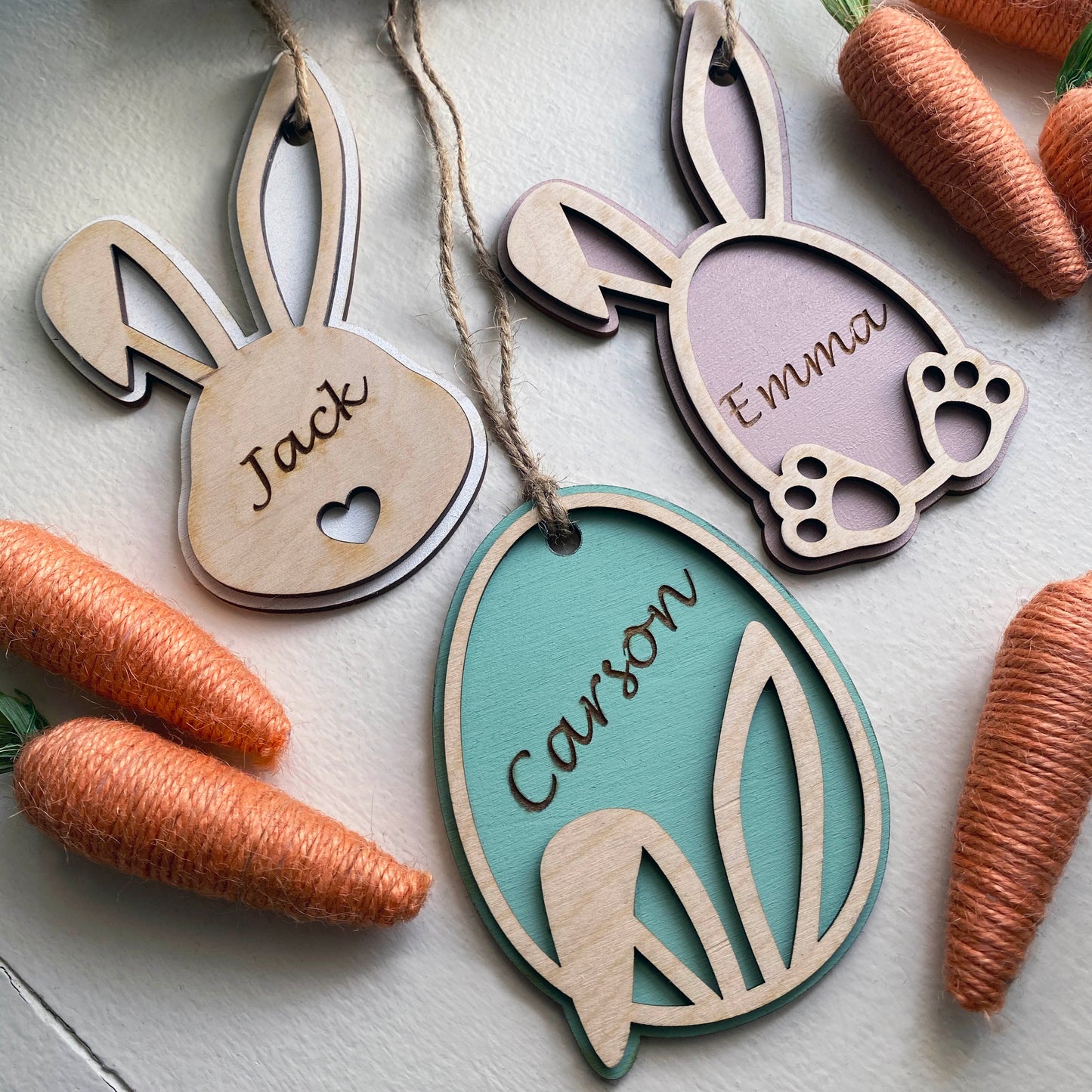 Customizable Easter Basket Tags
