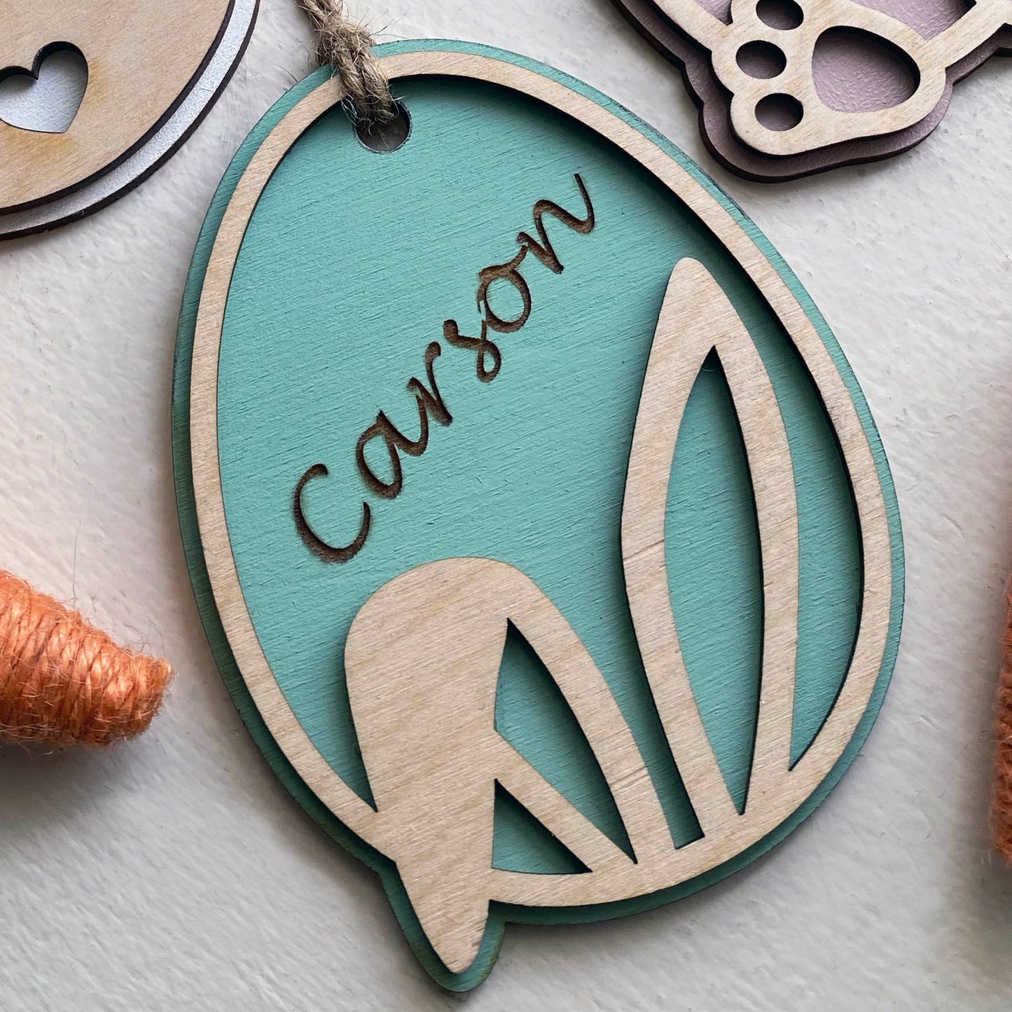 Customizable Easter Basket Tags