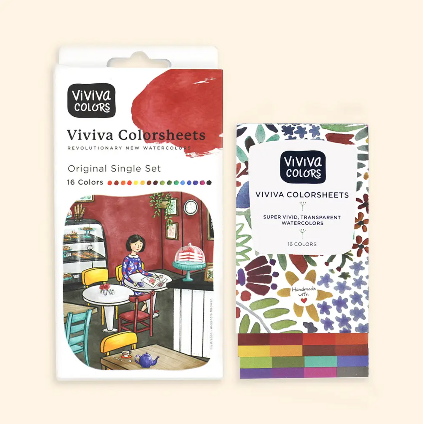 Viviva Colorsheets - Original - 16 Watercolors