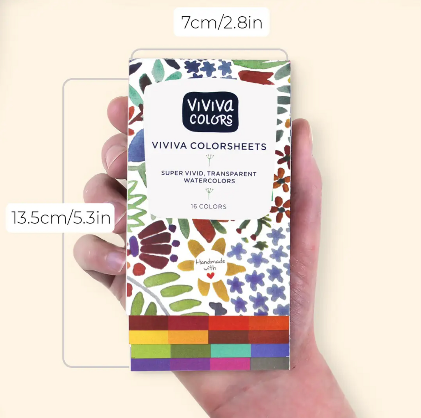Viviva Colorsheets - Original - 16 Watercolors