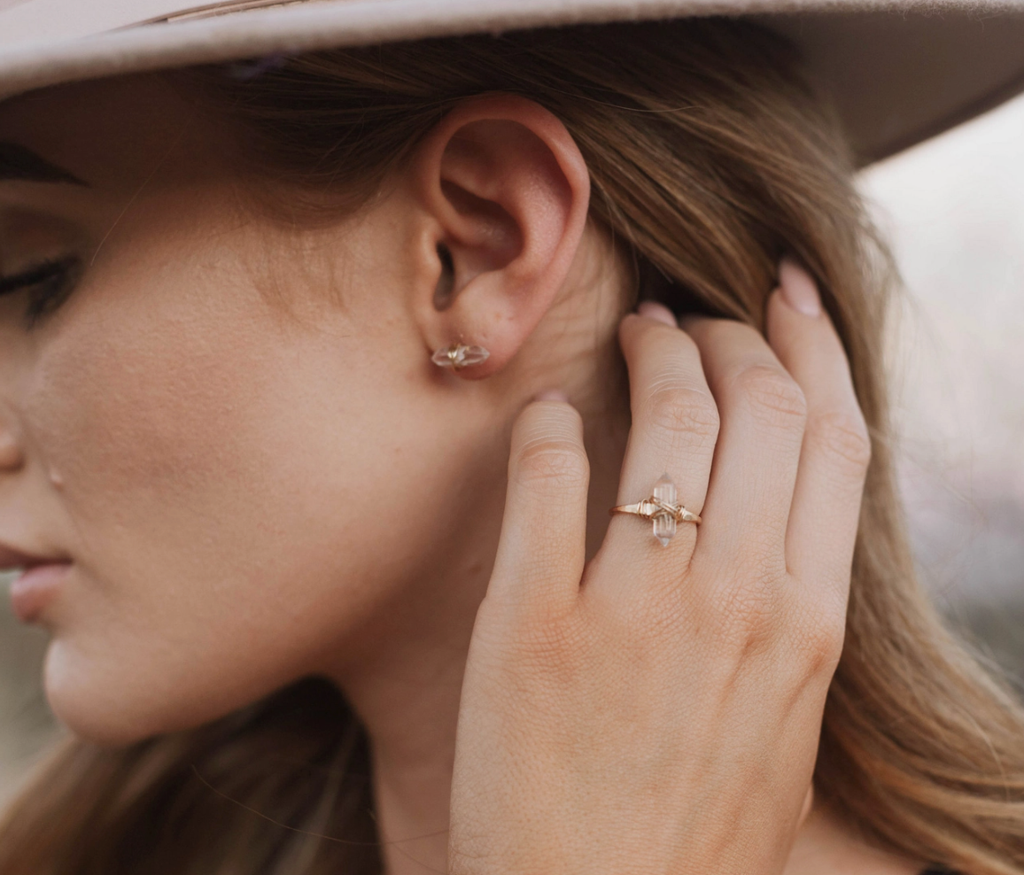 Crest Ring - Crystal Quartz