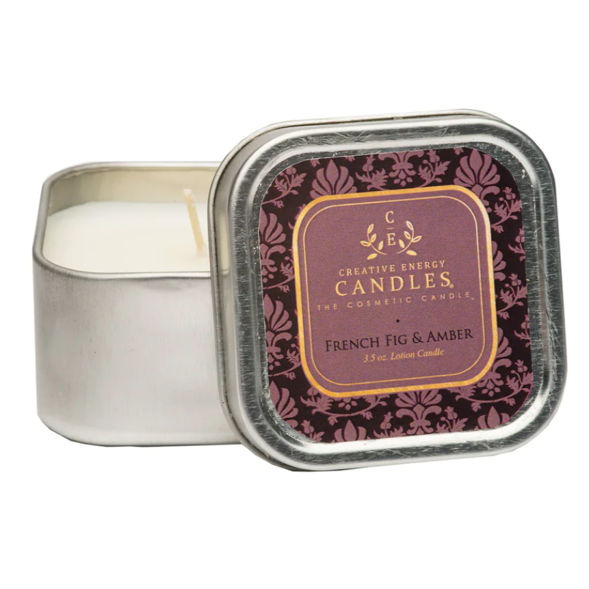 French Fig & Amber Soy Lotion Candle