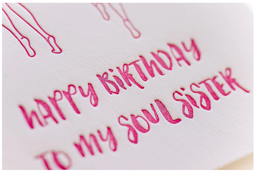 Soul Sister Birthday - Greeting Card