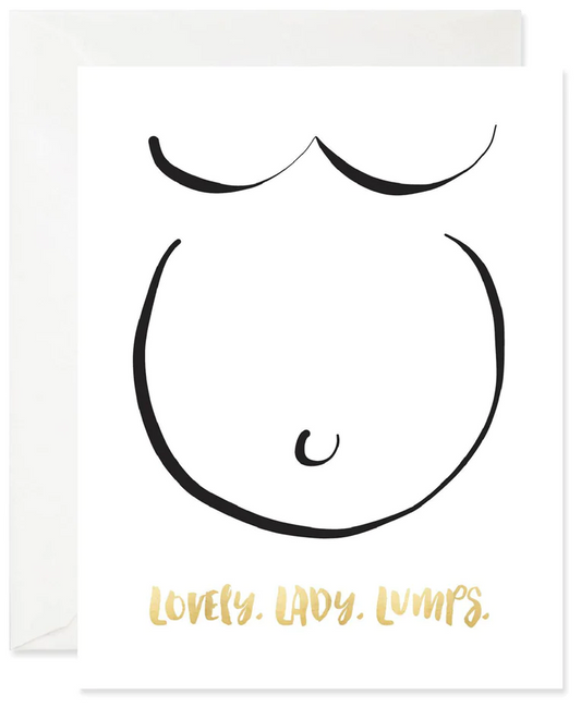 Lady Lumps - Greeting Card