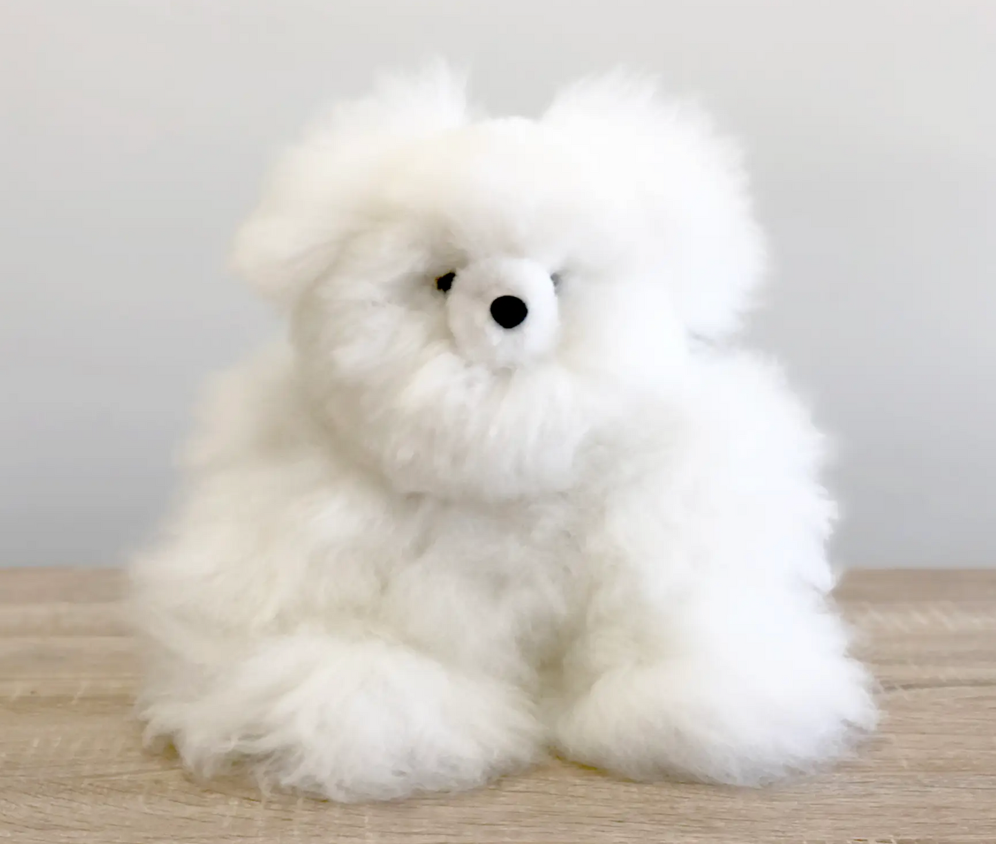 Small Alpaca Stuffed Bear - 10"