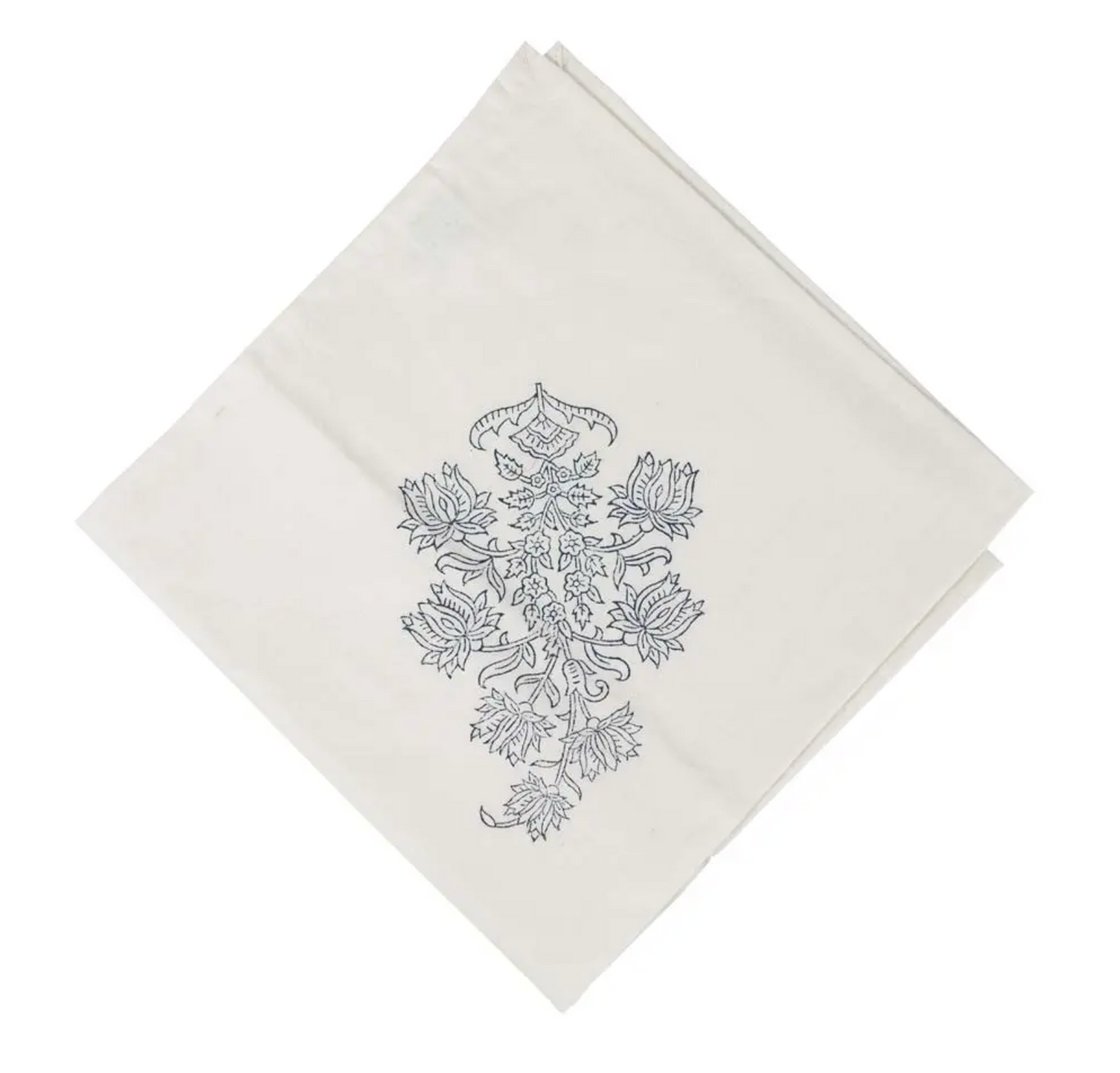 Elegant Block Printed Cloth Napkin