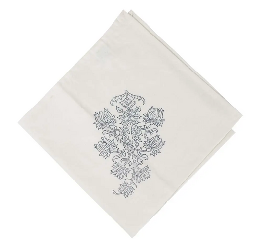 Elegant Block Printed Cloth Napkin