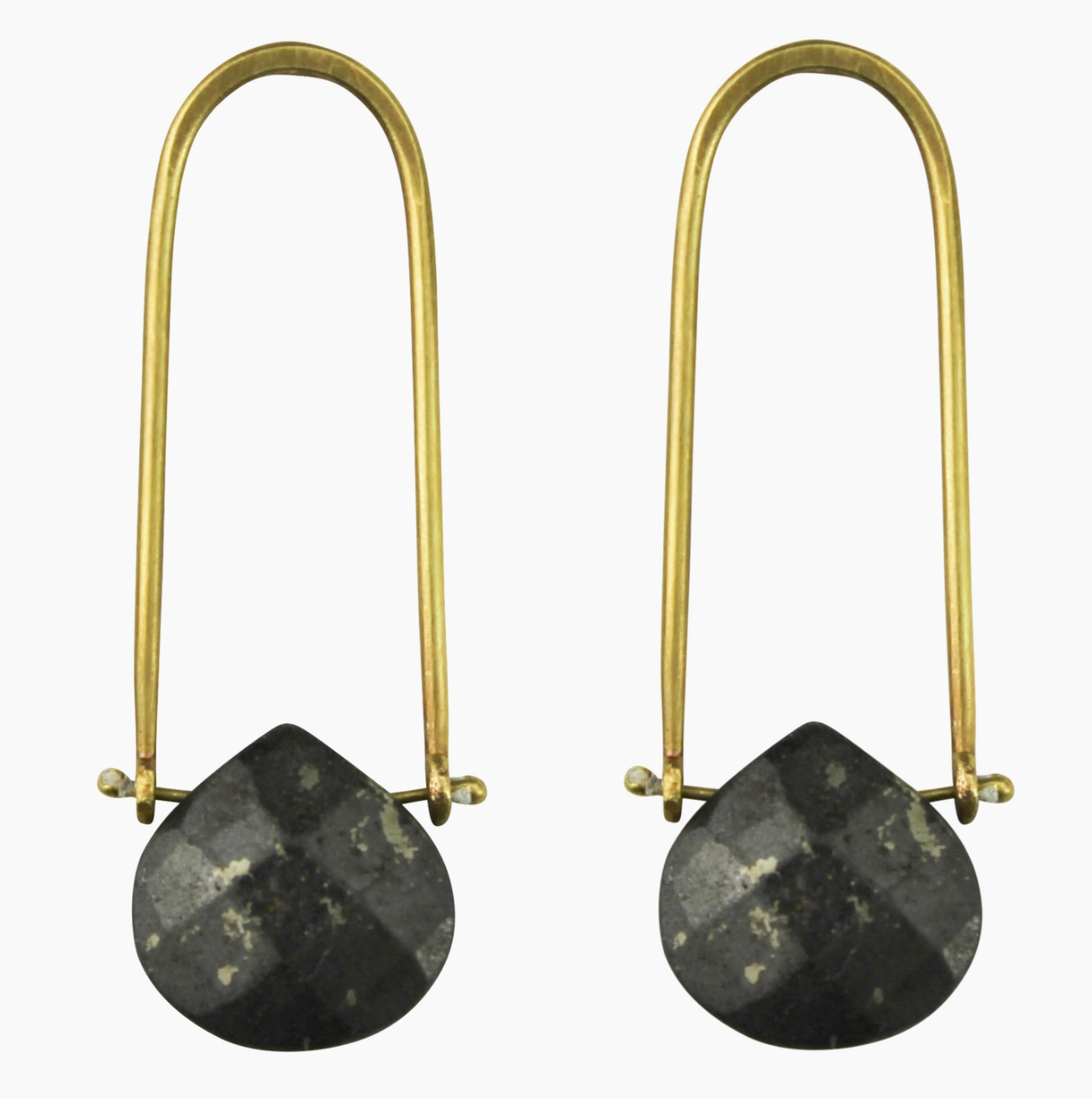 Brass Arch Earrings