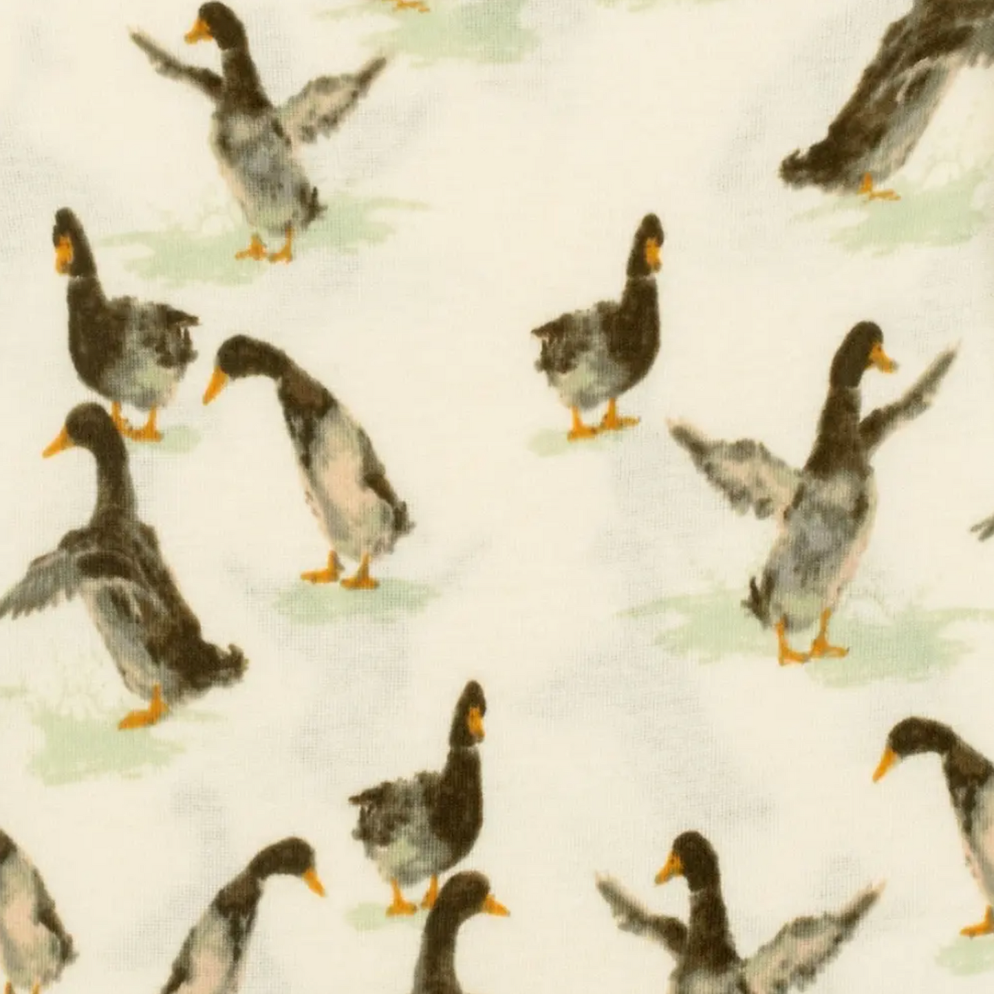 Duck Organic Cotton Zipper Pajama