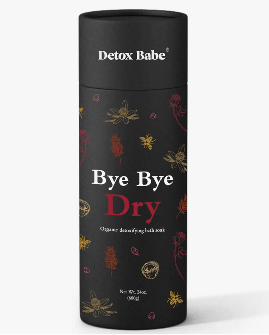 Bye Bye Dry Organic Detox Bath Salt Soak (24 oz)