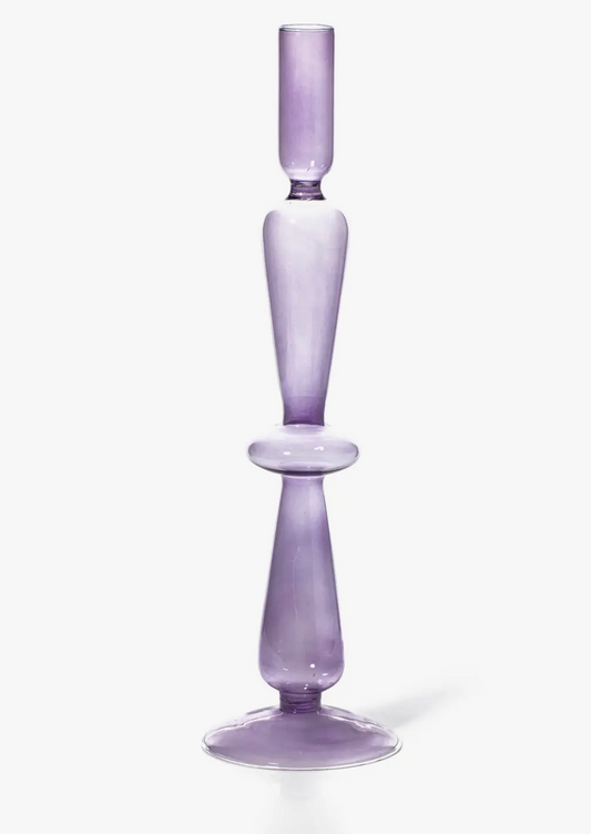 Glass Taper Holder - Lilac