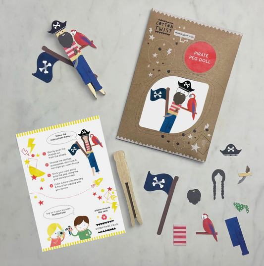 Make Your Own Pirate Peg Doll