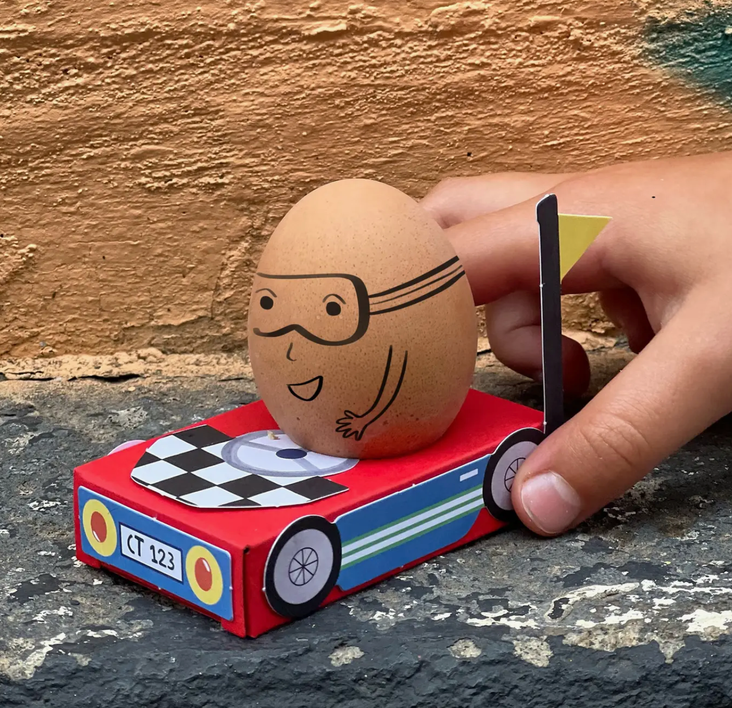 Make Your Own Matchbox Racing Car Egg Cup