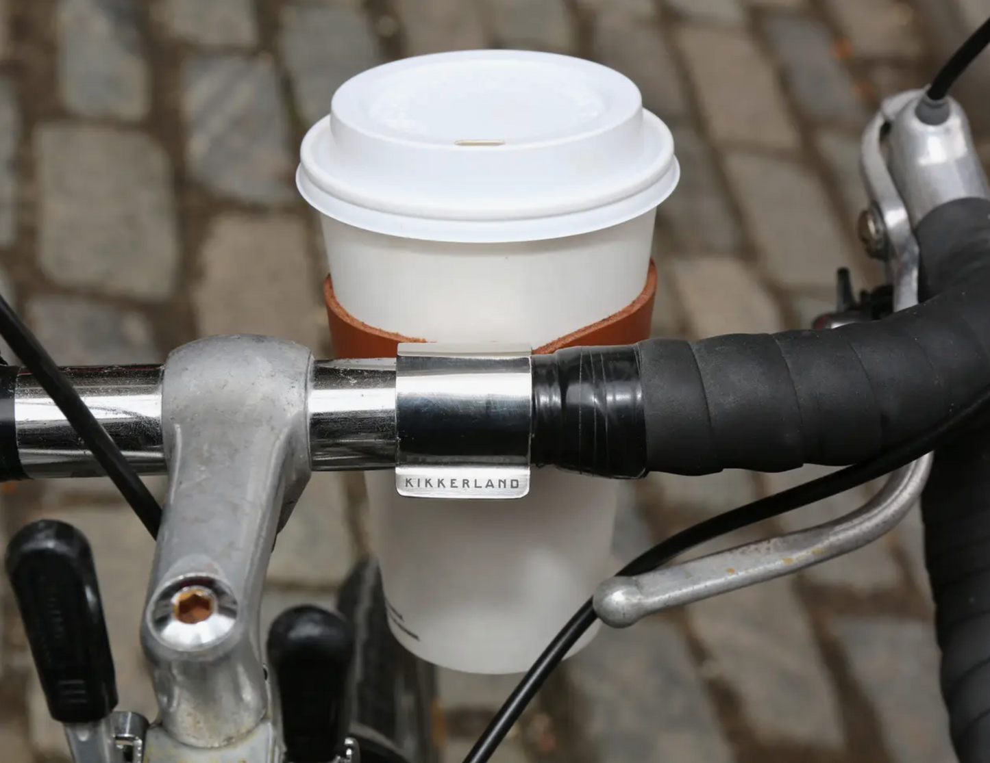 Leather Bike Cup Holder