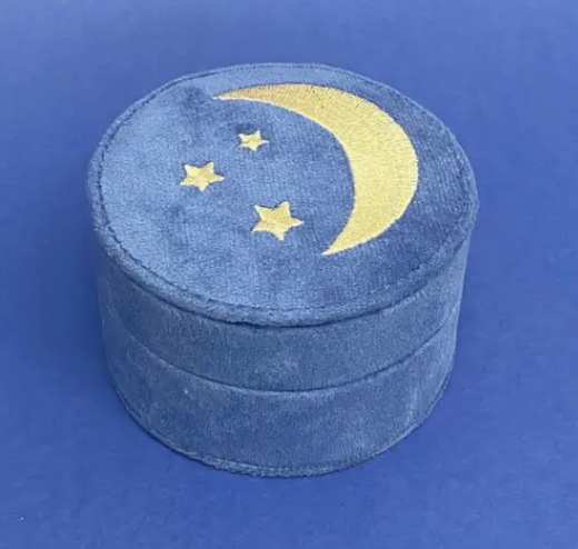 Moon & Stars Mini Jewelry Box
