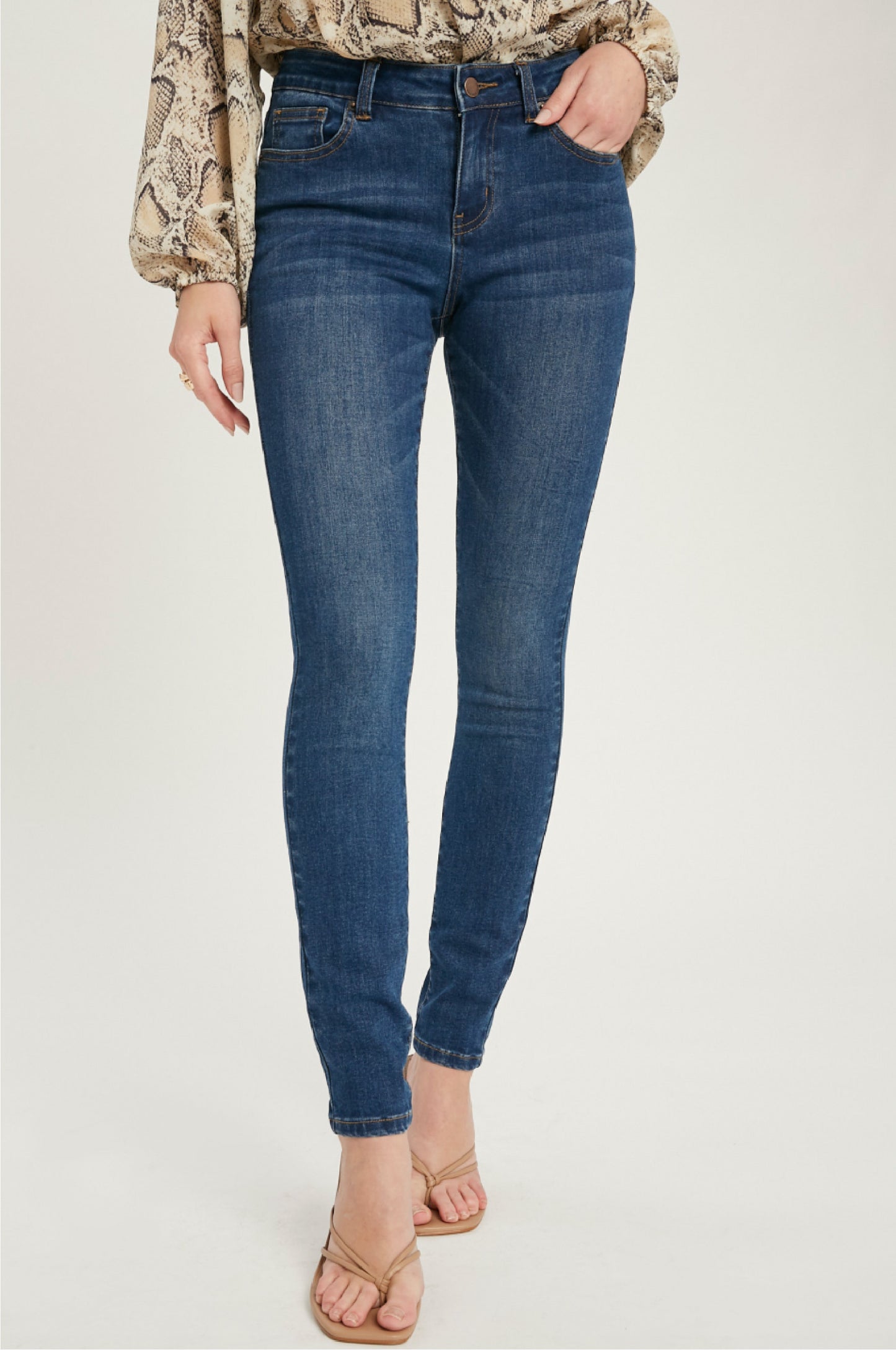 Mid-Rise Skinny Jeans