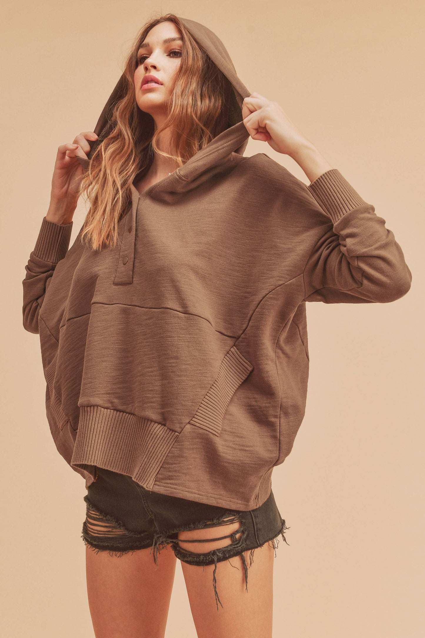 Camel Oversized Pullover