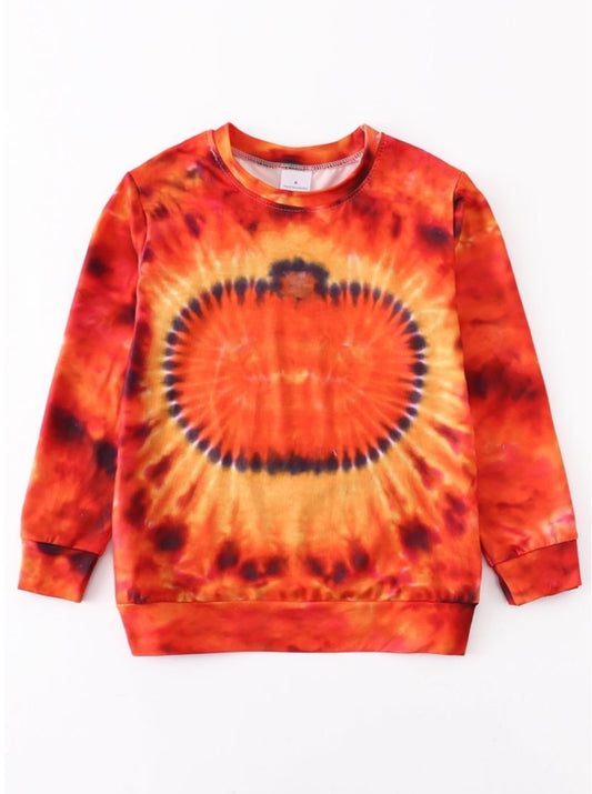 Tie Dyed Pumpkin Top