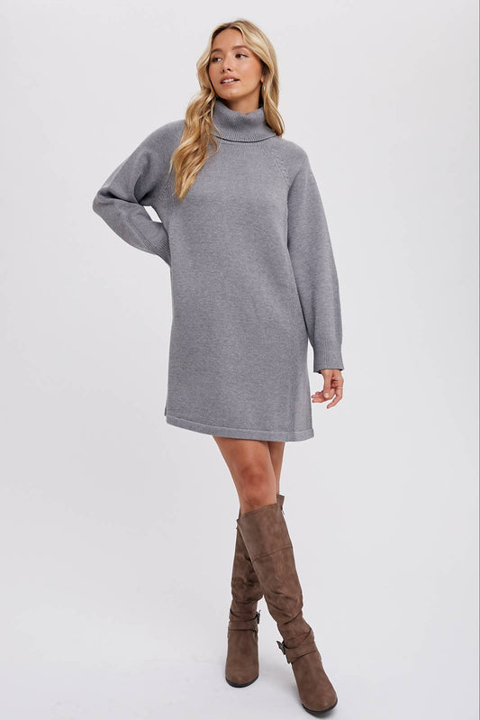 Turtleneck Sweater Dress