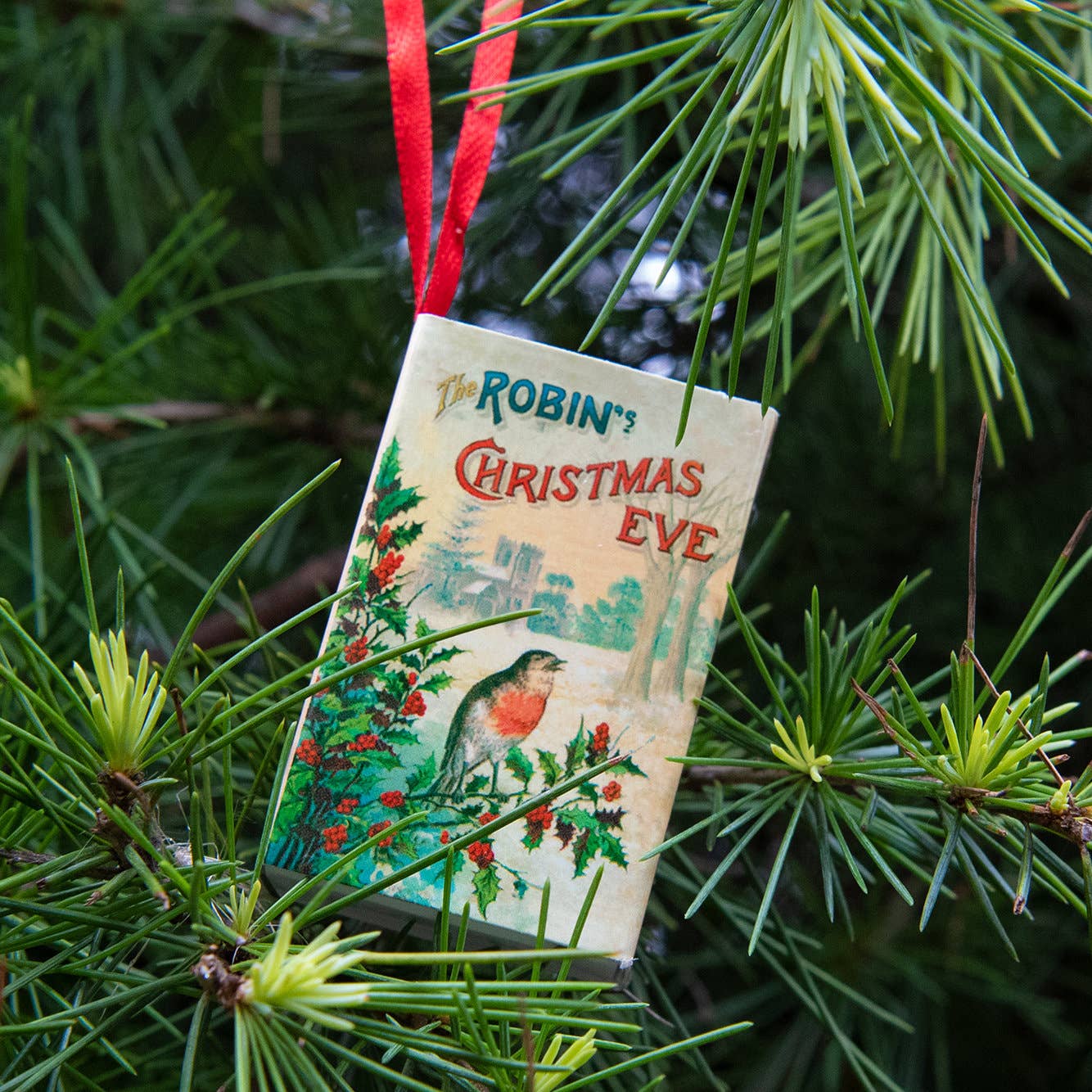 Christmas Tree Decoration Robin's Christmas Eve Poem