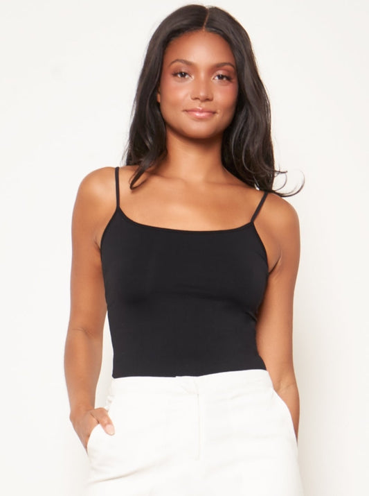 Basic Seamless Camisole - Black