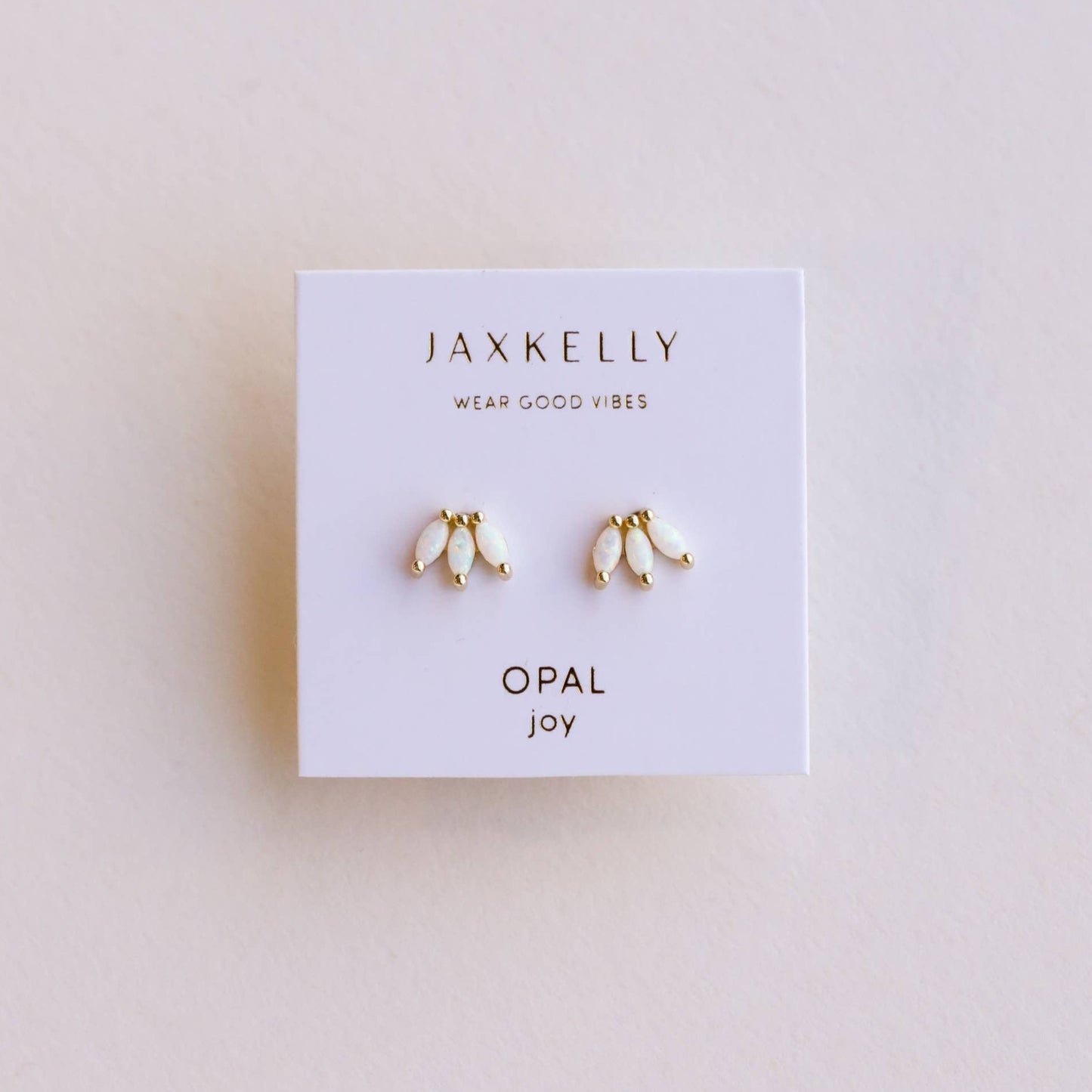 Opal Crown Stud Earring