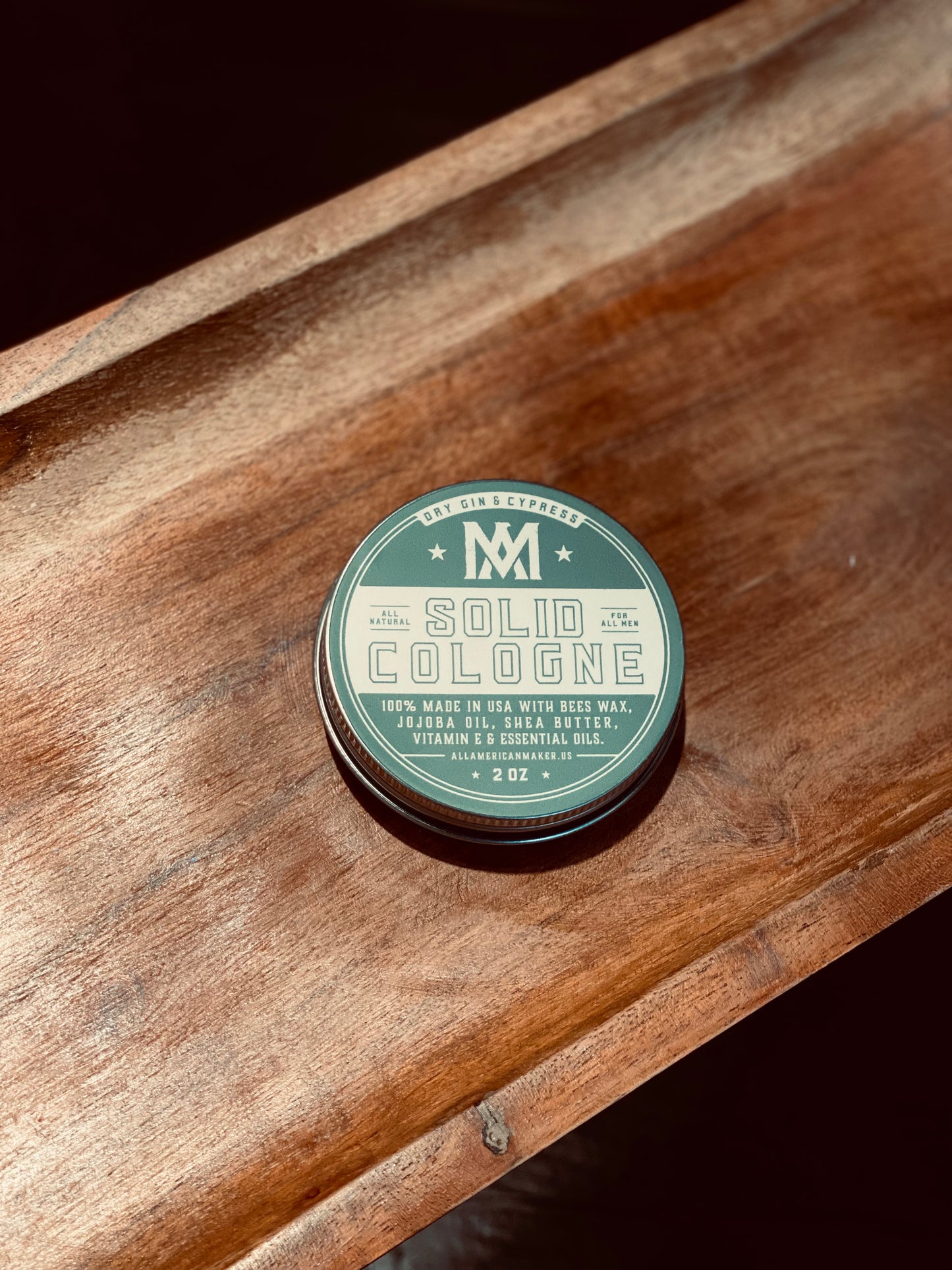 Dry Gin + Cypress Solid Cologne