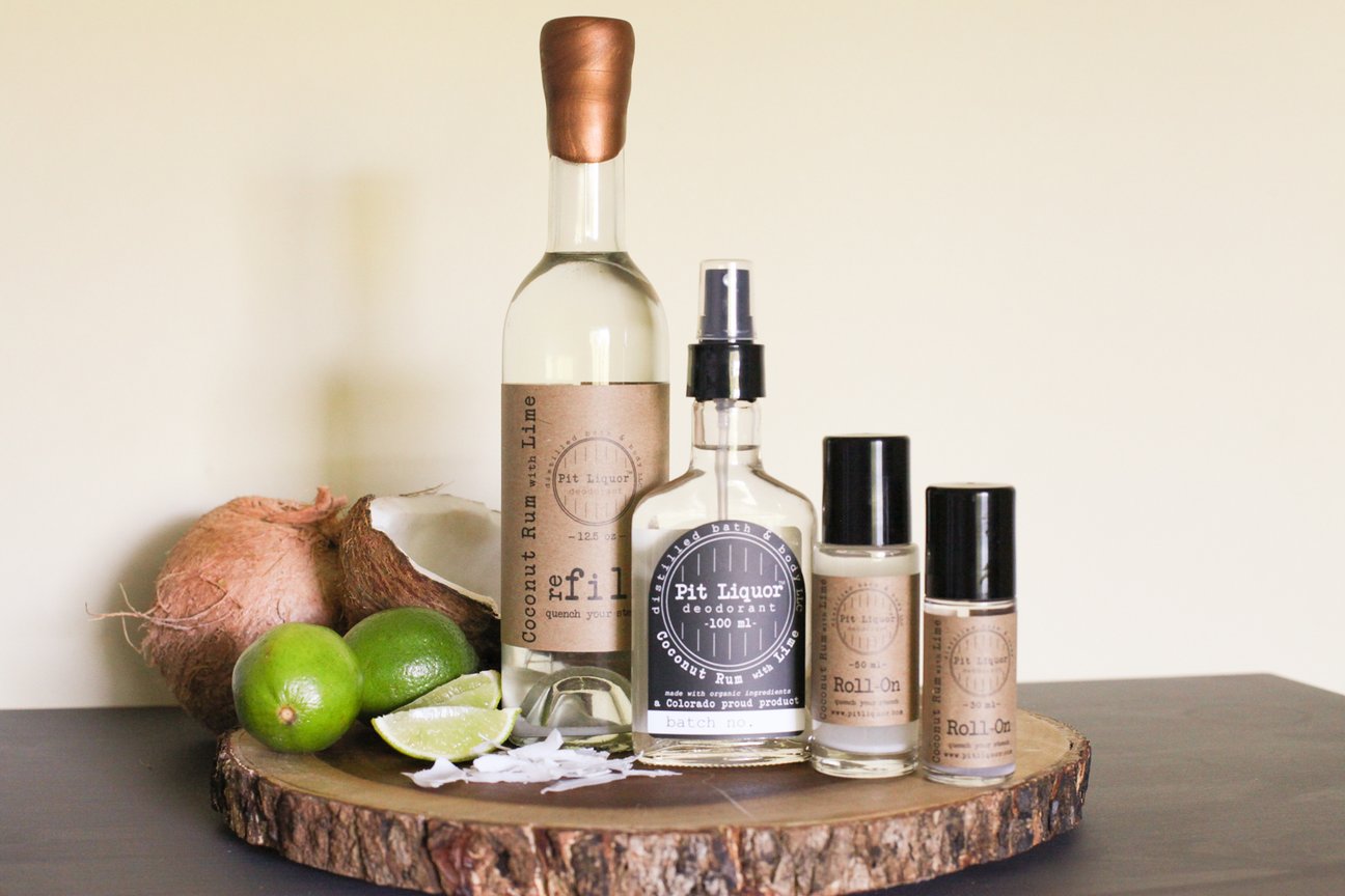 PIT LIQUOR Coconut Rum with Lime - 50ml Roller